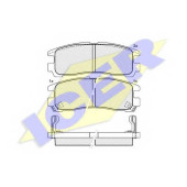 Колодки тормозные дисковые для CHEVROLET ALERO, IMPALA, TRANS / MITSUBISHI 3000 GT(Z16A) / OPEL SINTRA <b>ICER 141192 / 23361</b>