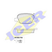 Колодки тормозные дисковые для FIAT LINEA(323) / LANCIA LYBRA(839AX,839BX) <b>ICER 181502-703 / 23517</b>