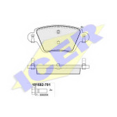 Колодки тормозные дисковые для NISSAN KUBISTAR(X76,X80) / RENAULT KANGOO Express(FC0/1#), KANGOO(KC0/1#) <b>ICER 181682-701 / 23557</b>