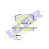 Колодки тормозные дисковые для CITROEN C3, C4, XSARA / PEUGEOT 1007, 207, 307 <b>ICER 181429-701 / 23600</b>