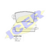 Колодки тормозные дисковые для NISSAN INTERSTAR(X70) / OPEL MOVANO(E9,F9,H9,J9,U9) / RENAULT MASTER(ED/HD/UD,FD,JD) <b>ICER 141511-703 / 23669</b>