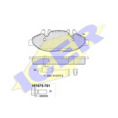 Колодки тормозные дисковые для MERCEDES VIANO(W639), VITO(W639) <b>ICER 181675-701 / 24007</b>