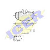 Колодки тормозные дисковые для MERCEDES VIANO(W639), VITO(W639) <b>ICER 181676-701 / 24008</b>