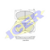 Колодки тормозные дисковые для LEXUS GX / MITSUBISHI PAJERO / TOYOTA FJ CRUISER, LAND CRUISER, SEQUOIA <b>ICER 181665 / 24024</b>
