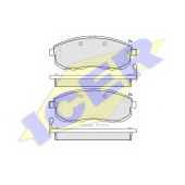 Колодки тормозные дисковые для FIAT SEDICI / NISSAN CUBE, LATIO, TEANA, TIIDA / RENAULT LATITUDE / SUZUKI SX4 <b>ICER 181882 / 24281</b>