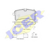Колодки тормозные дисковые для AUDI A6(4G2, 4G5, 4GC, 4GD, 4GH, 4GJ, C7), A7(4GA, 4GF), A8(4H#) / PORSCHE MACAN(95B) <b>ICER 182159 / 24643</b>