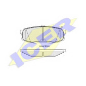 Колодки тормозные дисковые для LEXUS LX / TOYOTA LAND CRUISER 150, LAND CRUISER 200, SEQUOIA, TUNDRA <b>ICER 181875 / 24653</b>