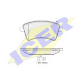 Колодки тормозные дисковые для MERCEDES CITAN Mixto(415), CITAN(415) <b>ICER 181854-200 / 24693</b>