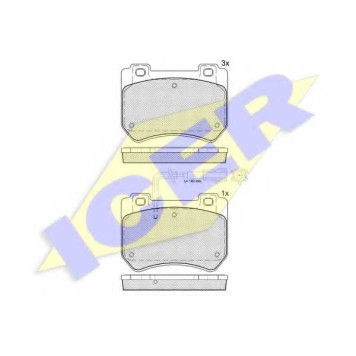 Колодки тормозные дисковые <b>ICER 181932 / 24852</b>