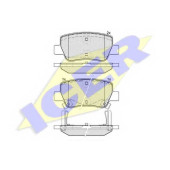 Колодки тормозные дисковые для TOYOTA AVENSIS(ADT27,ZRT27) <b>ICER 181916 / 24885</b>