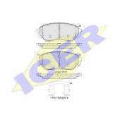 Колодки тормозные дисковые для HYUNDAI ix55 <b>ICER 182044 / 25119</b>