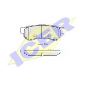 Колодки тормозные дисковые для CHEVROLET LACETTI(J200), NUBIRA <b>ICER 182058 / 25232</b>