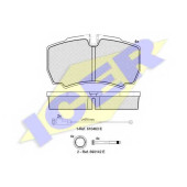 Колодки тормозные дисковые для FORD TRANSIT CONNECT(P65#,P70#,P80#), TRANSIT TOURNEO, TRANSIT <b>ICER 151640-229 / 29123</b>