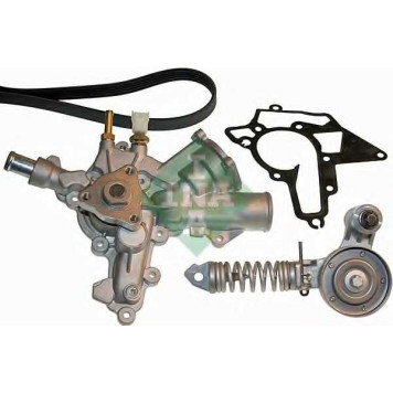 Водяной насос + комплект ручейковых ремней INA 529 0010 30