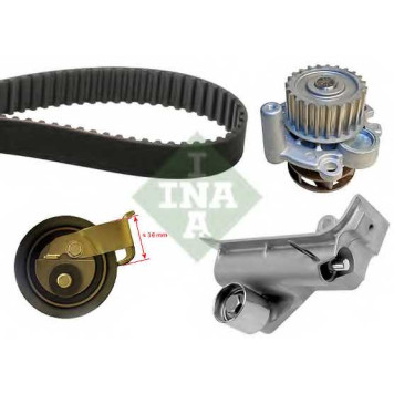 Водяной насос + комплект зубчатого ремня INA 530 0345 30