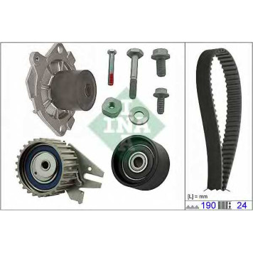 Водяной насос + комплект зубчатого ремня INA 530 0624 30