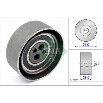 Натяжной ролик ременя ГРМ INA 531 0103 20