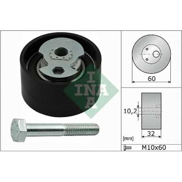 Натяжной ролик ременя ГРМ INA 531 0504 10