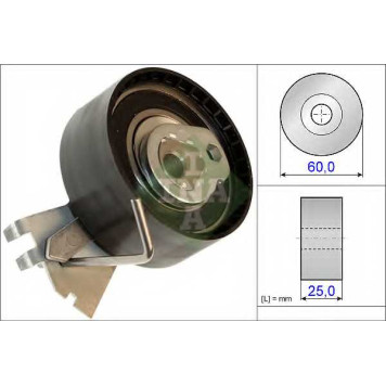INA 531057210 - ролик ГРМ (натяжной)