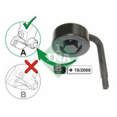 Натяжной ролик поликлинового ременя INA 531 0789 10