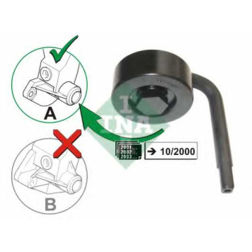 Натяжной ролик поликлинового ременя INA 531 0789 10