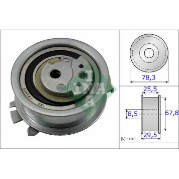 INA 531082510 - ролик натяжителя