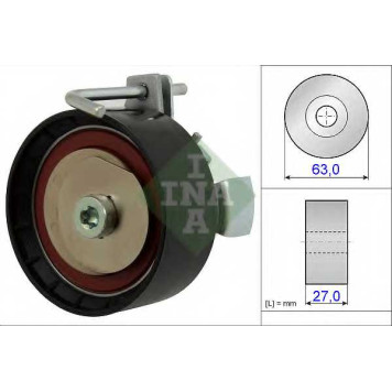 Натяжной ролик ременя ГРМ INA 531 0877 10