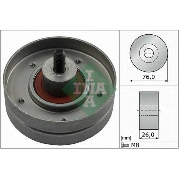 Паразитный / ведущий ролик поликлинового ременя INA 532 0252 30