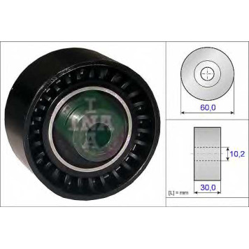 Паразитный / ведущий ролик зубчатого ремня INA 532 0289 10