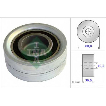 Паразитный / ведущий ролик зубчатого ремня INA 532 0582 10