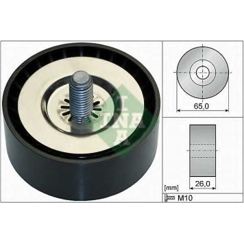 Паразитный / ведущий ролик поликлинового ременя INA 532 0736 10