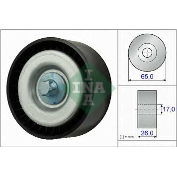 Паразитный / ведущий ролик поликлинового ременя INA 532 0777 10