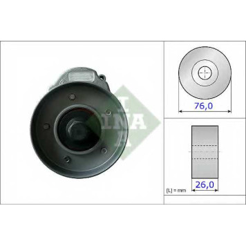 Натяжная планка поликлинового ремня INA 534 0135 30