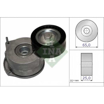 Натяжная планка поликлинового ремня INA 534 0369 10