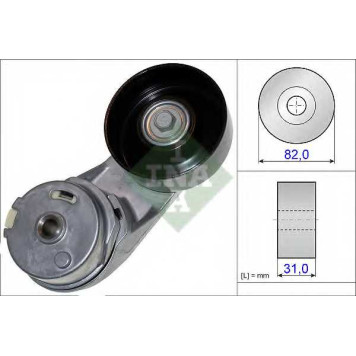 Натяжная планка поликлинового ремня INA 534 0372 10