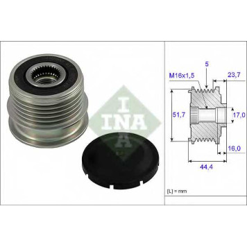 Механизм свободного хода генератора INA 535 0020 10