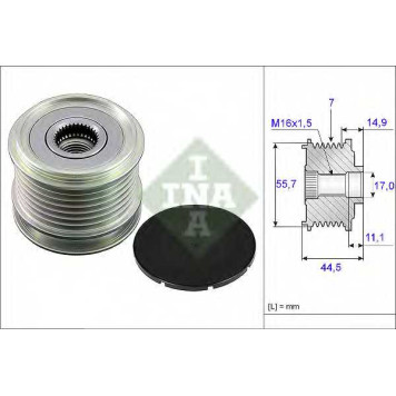 Механизм свободного хода генератора INA 535 0042 10
