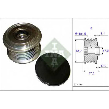 Механизм свободного хода генератора INA 535 0100 10