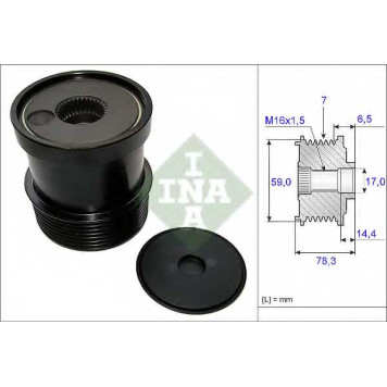 Механизм свободного хода генератора INA 535 0120 10