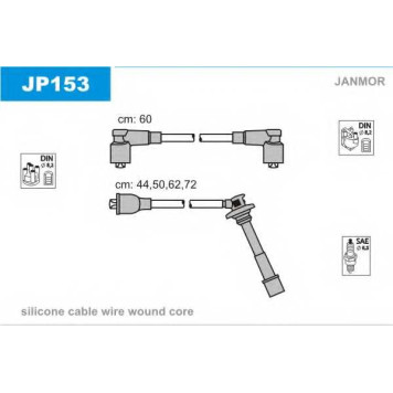 Комплект проводов зажигания JANMOR JP153