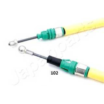 Трос стояночной тормозной системы JAPANPARTS BC-102-1