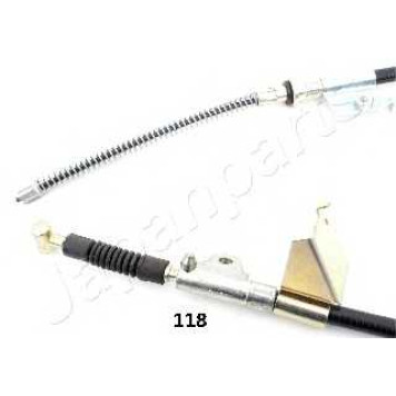 Трос стояночной тормозной системы JAPANPARTS BC-118-1