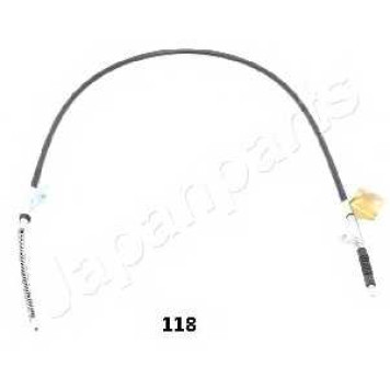 Трос стояночной тормозной системы JAPANPARTS BC-118