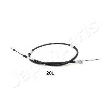 Трос стояночной тормозной системы JAPANPARTS BC-201