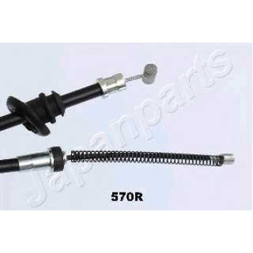 Трос стояночной тормозной системы JAPANPARTS BC-570R-1