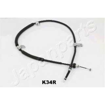 Трос стояночной тормозной системы JAPANPARTS BC-K34R
