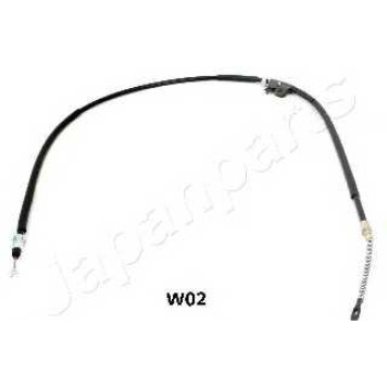 Трос стояночной тормозной системы JAPANPARTS BC-W02