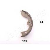 Комплект колодок стояночной тормозной системы JAPANPARTS GF-119AF