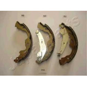Комплект тормозных колодок задний для CITROEN C1 / PEUGEOT 107 / SUZUKI SPLASH, SWIFT / TOYOTA AYGO, YARIS <b>JAPANPARTS GF-212AF</b>