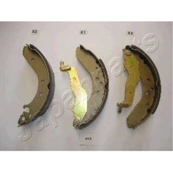 Комплект тормозных колодок задний для HONDA CIVIC(EJ,EK,MA,MB,MC), CONCERTO(HW,HWW,MA), HR(GH), LOGO(GA3) <b>JAPANPARTS GF-410AF</b>